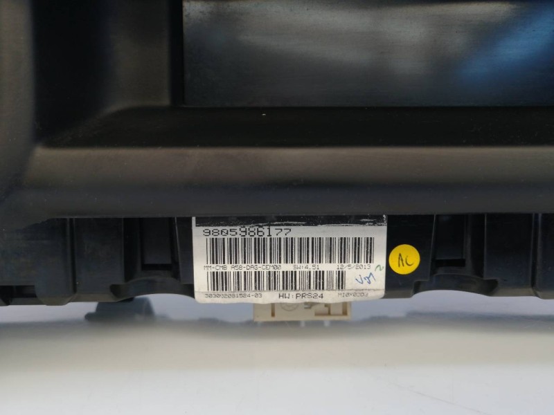 Recambio de cuadro instrumentos para citroën c3 picasso exclusive referencia OEM IAM 9805986177  E2- B5-8-2