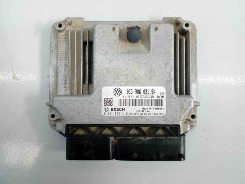 Recambio de centralita motor uce para seat altea (5p1) reference referencia OEM IAM 03G906021SK 0281014419 E2-A1-8-8