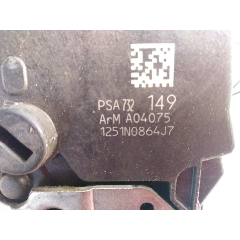 Recambio de cerradura puerta delantera izquierda para citroën c5 berlina premier referencia OEM IAM 732149 1251N0864J7 E1-A4-8-1