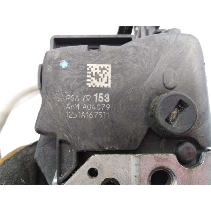 Recambio de cerradura puerta trasera derecha para citroën c5 berlina premier referencia OEM IAM 732153 1251A1675I1 E1-A4-8-1