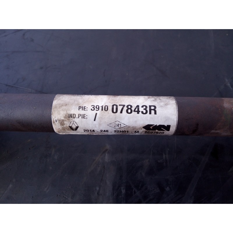 Recambio de transmision delantera derecha para renault megane iii berlina 5 p limited referencia OEM IAM 391007843R  P1-A6-29