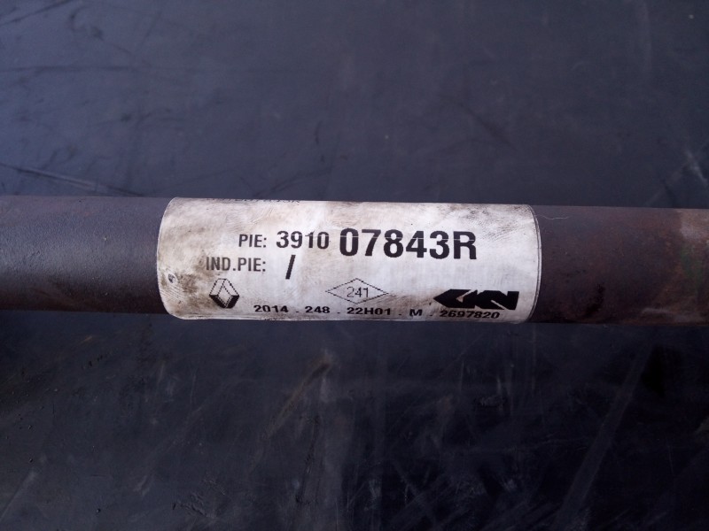 Recambio de transmision delantera derecha para renault megane iii berlina 5 p limited referencia OEM IAM 391007843R  P1-A6-29