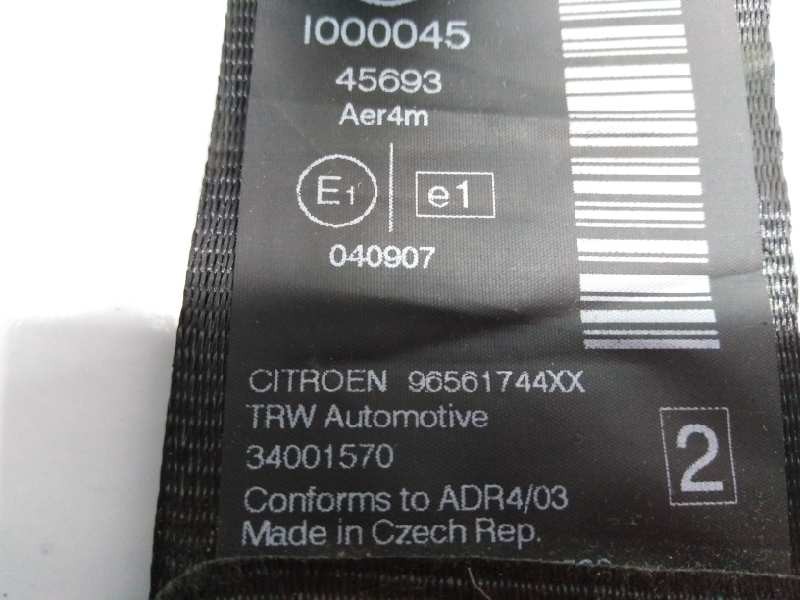 Recambio de cinturon seguridad trasero izquierdo para citroën c5 berlina premier referencia OEM IAM 96561744XX  E1-A4-27-2