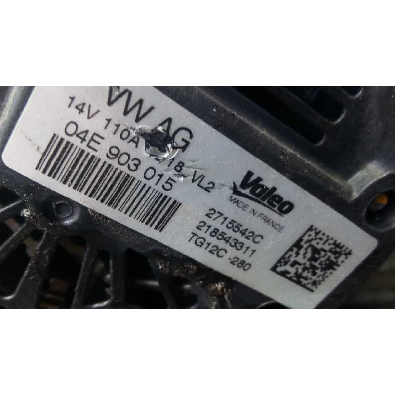 Recambio de alternador para volkswagen polo advance referencia OEM IAM 04E903015  P3-A4-8-5