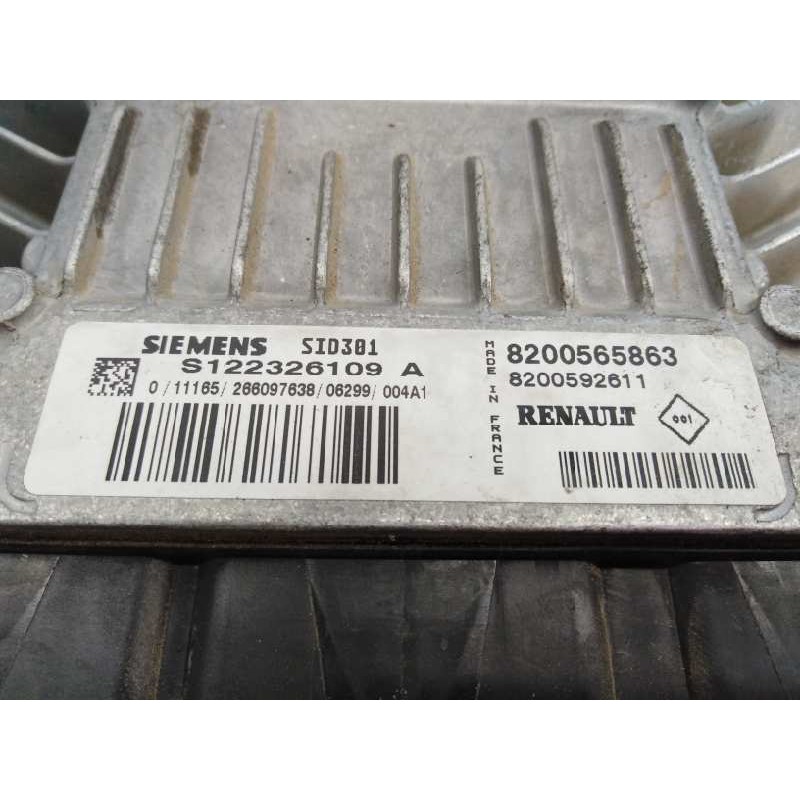 Recambio de centralita motor uce para renault scenic ii authentique referencia OEM IAM 8200565863 S122326109 E2-A1-28-3