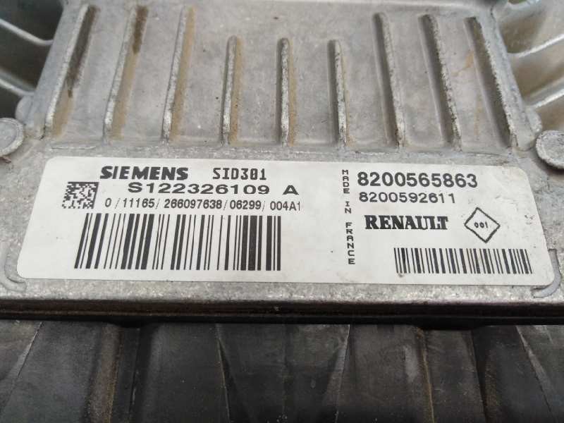 Recambio de centralita motor uce para renault scenic ii authentique referencia OEM IAM 8200565863 S122326109 E2-A1-28-3