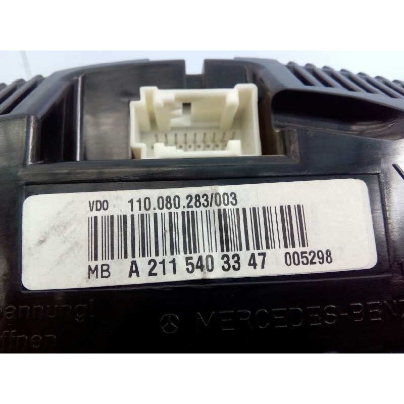 Recambio de cuadro instrumentos para mercedes-benz clase e (w211) berlina e 320 cdi (211.026) referencia OEM IAM A2115403347  E3