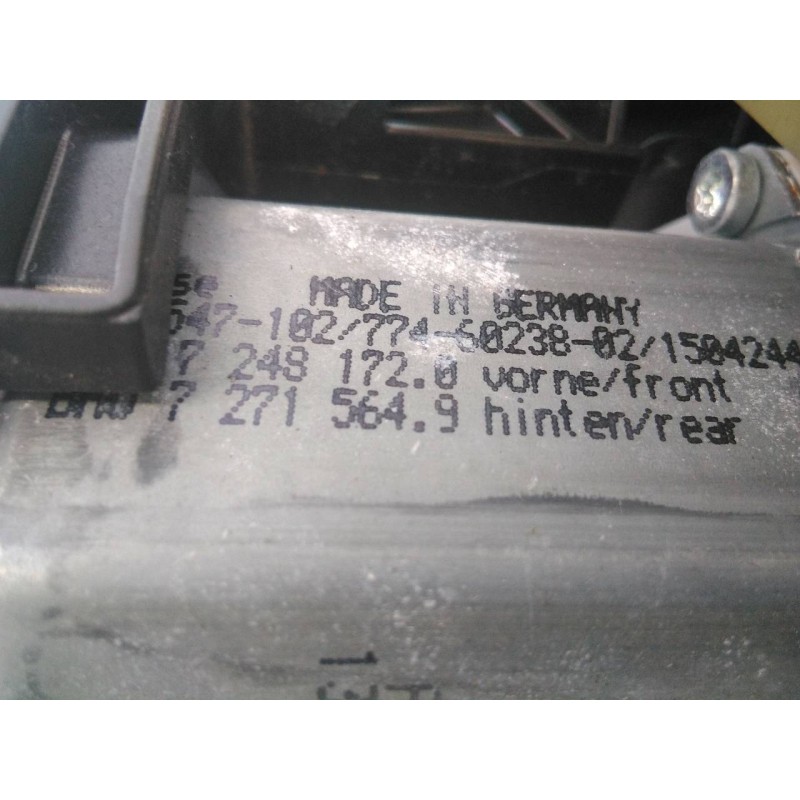 Recambio de elevalunas trasero derecho para bmw serie 5 lim. (f10) 520d referencia OEM IAM 7182122F10S  E1-A3-12-2