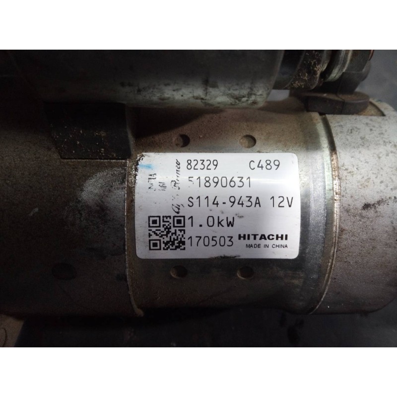 Recambio de motor arranque para fiat nuova 500 (150) pop referencia OEM IAM 51890631  P3-B7-19-1