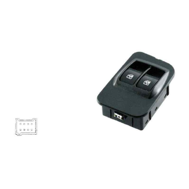 Recambio de mando elevalunas delantero izquierdo para citroën nemo referencia OEM IAM PSA4560 NUEVO T2-6-A