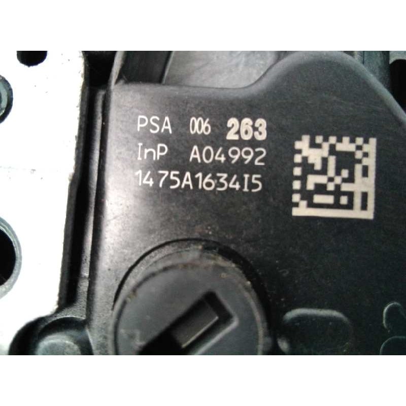 Recambio de cerradura puerta trasera derecha para peugeot 508 active referencia OEM IAM 1475A163415  E1-A4-8-1