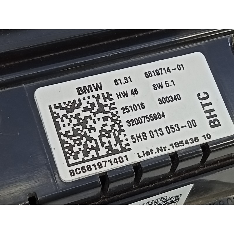 Recambio de mando climatizador para mini mini 5-trg. (f55) cooper referencia OEM IAM 681971401 3200755984 E3-A2-49-1