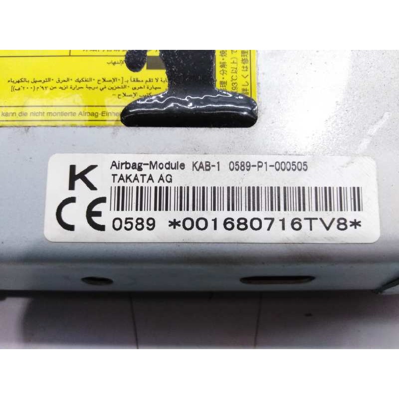 Recambio de airbag delantero izquierdo para toyota land cruiser (j15) limited referencia OEM IAM 0589P1000505 0016807116 E1-B4-2