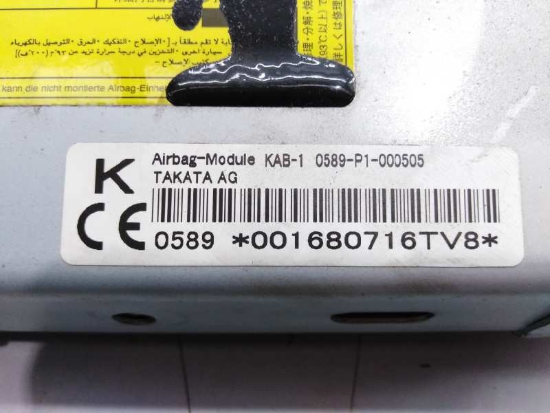 Recambio de airbag delantero izquierdo para toyota land cruiser (j15) limited referencia OEM IAM 0589P1000505 0016807116 E1-B4-2
