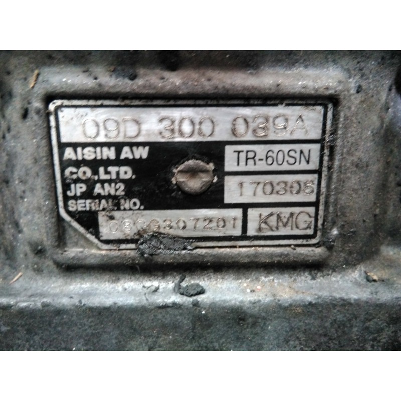 Recambio de caja cambios para volkswagen touareg (7l6) tdi r5 referencia OEM IAM KMG 17030S M1-A1-7