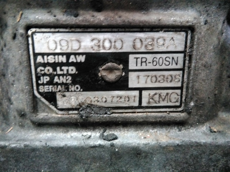 Recambio de caja cambios para volkswagen touareg (7l6) tdi r5 referencia OEM IAM KMG 17030S M1-A1-7