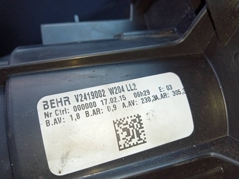 Recambio de ventilador calefaccion para mercedes-benz clase c (w204) familiar 220 t cdi (204.208) referencia OEM IAM V2419002  E