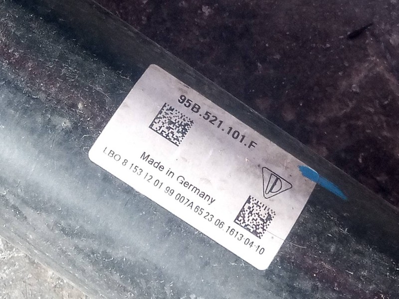 Recambio de transmision central para porsche macan (typ ) s diesel referencia OEM IAM 95B521101F  P1-B3-18