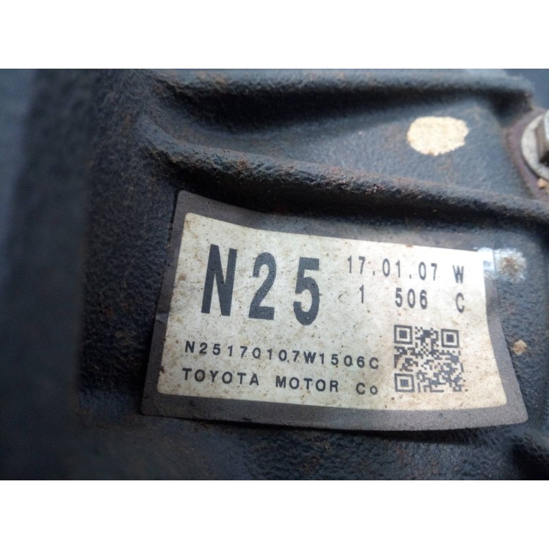 Recambio de diferencial delantero para toyota land cruiser (j15) limited referencia OEM IAM N25170107W1506C  P1-A5-20