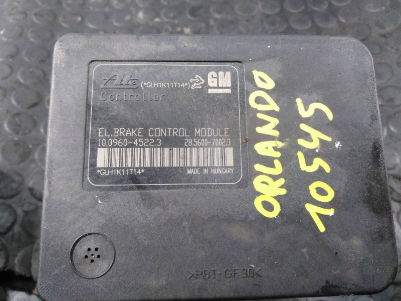 Recambio de abs para chevrolet orlando lt+ referencia OEM IAM 13356788 10020604294 P3-A8-9-4