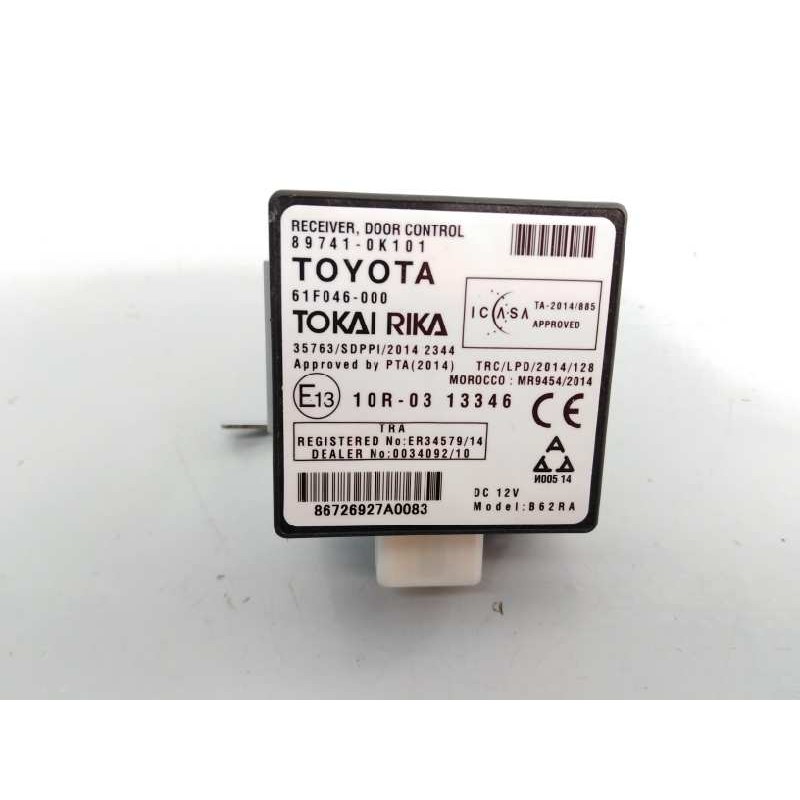 Recambio de modulo electronico para toyota hilux (kun) referencia OEM IAM 897410K01 61F046000 E3-B2-4-3