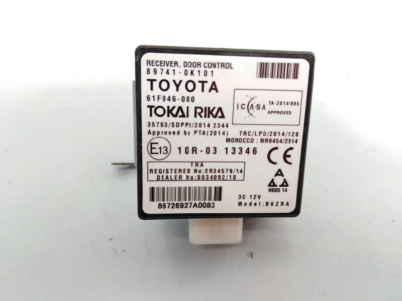 Recambio de modulo electronico para toyota hilux (kun) referencia OEM IAM 897410K01 61F046000 E3-B2-4-3