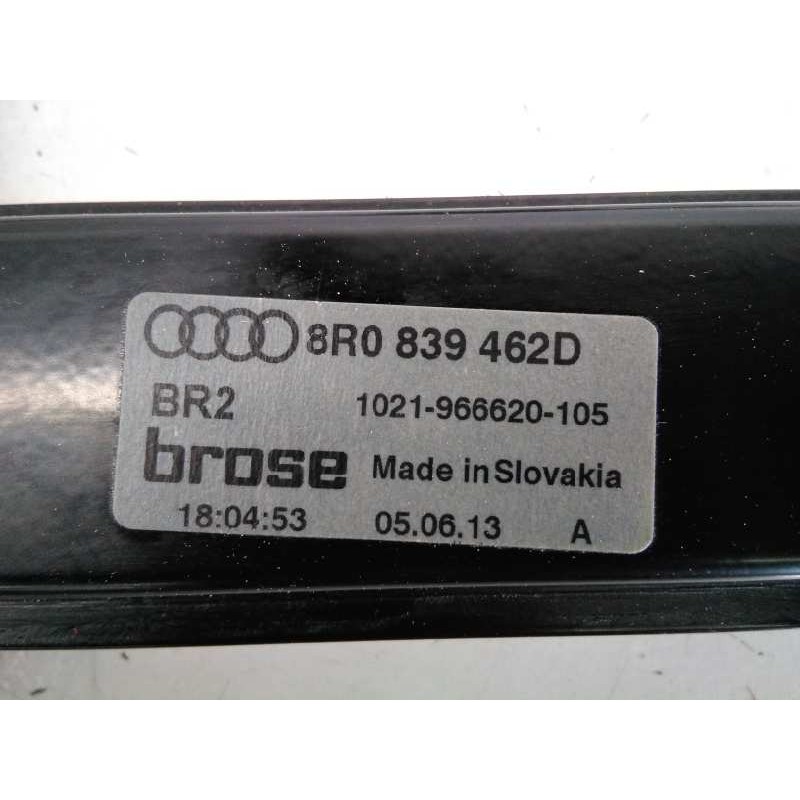 Recambio de elevalunas trasero derecho para audi q5 (8r) 2.0 tdi advanced edition quattro (130kw) referencia OEM IAM 8R0839462D 