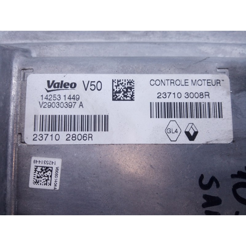 Recambio de centralita motor uce para dacia sandero stepway referencia OEM IAM 237103008R 237102806R E2-A1-33-8