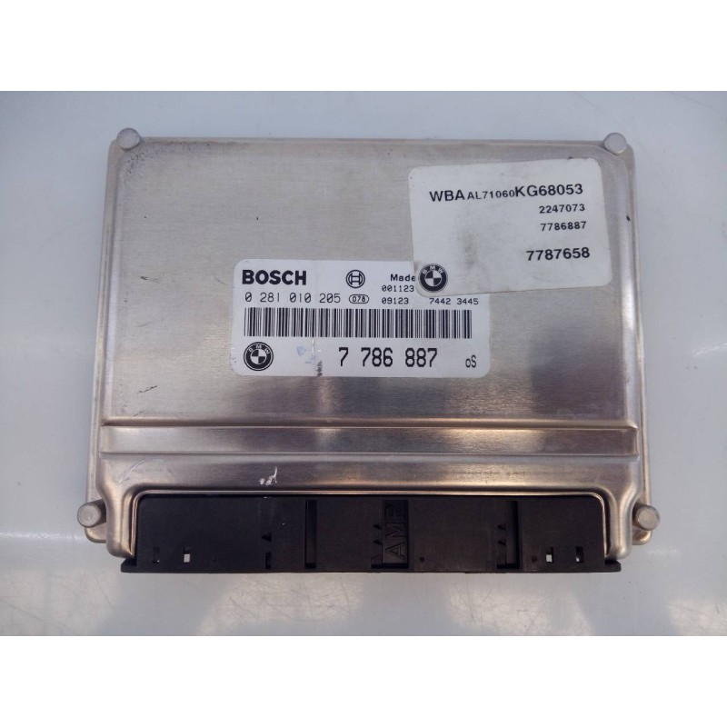 Recambio de centralita motor uce para bmw serie 3 berlina (e46) 320d referencia OEM IAM 0281010205 7786887 E3-B4-9-4