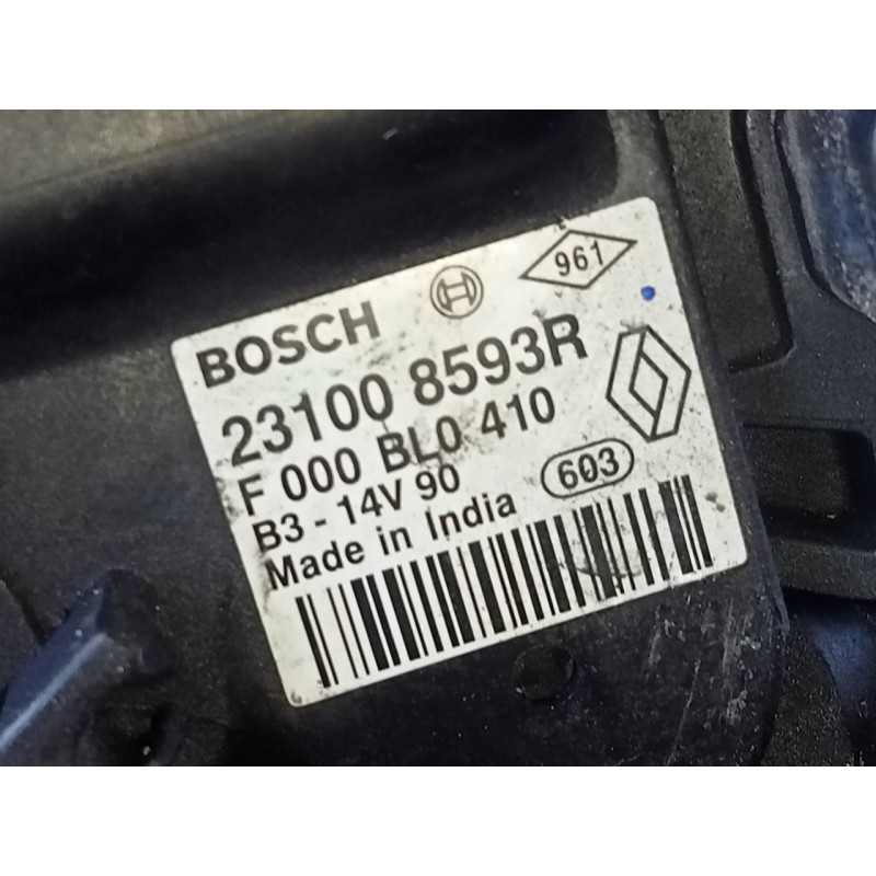 Recambio de alternador para dacia sandero stepway ambiance referencia OEM IAM 231008593R  P3-A4-23-2