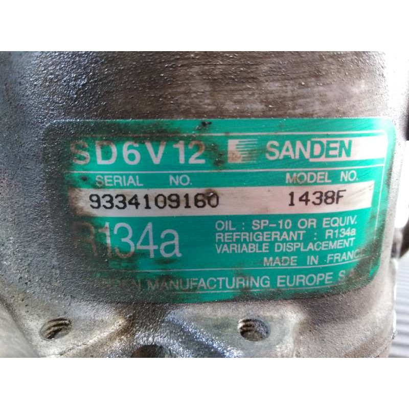 Recambio de compresor aire acondicionado para citroën xsara berlina 1.6 16v chrono referencia OEM IAM 9334109160 1438F P3-A1-24-