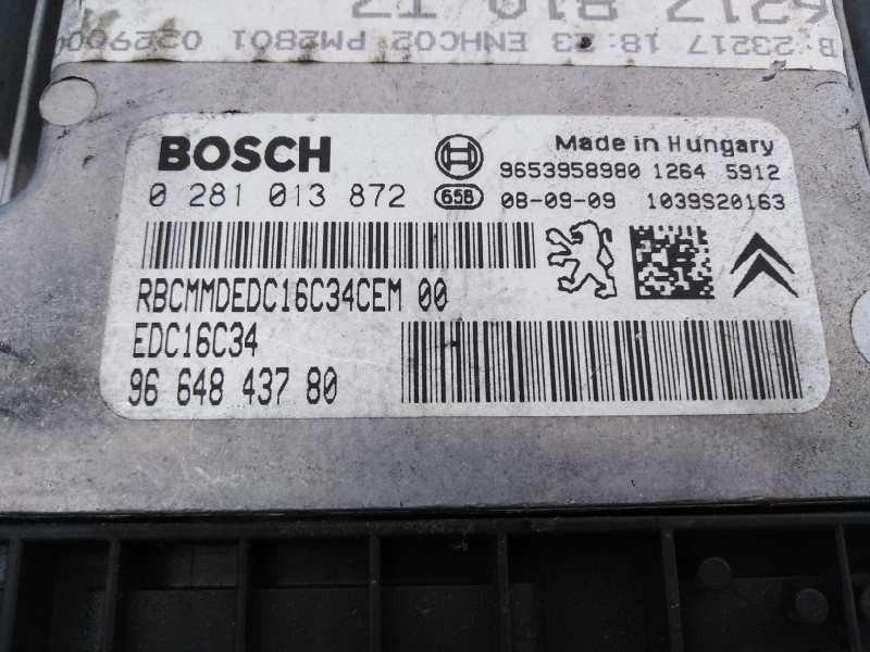 Recambio de centralita motor uce para peugeot 308 sw urban referencia OEM IAM 9664843780 0281013872 E3-B2-33-4