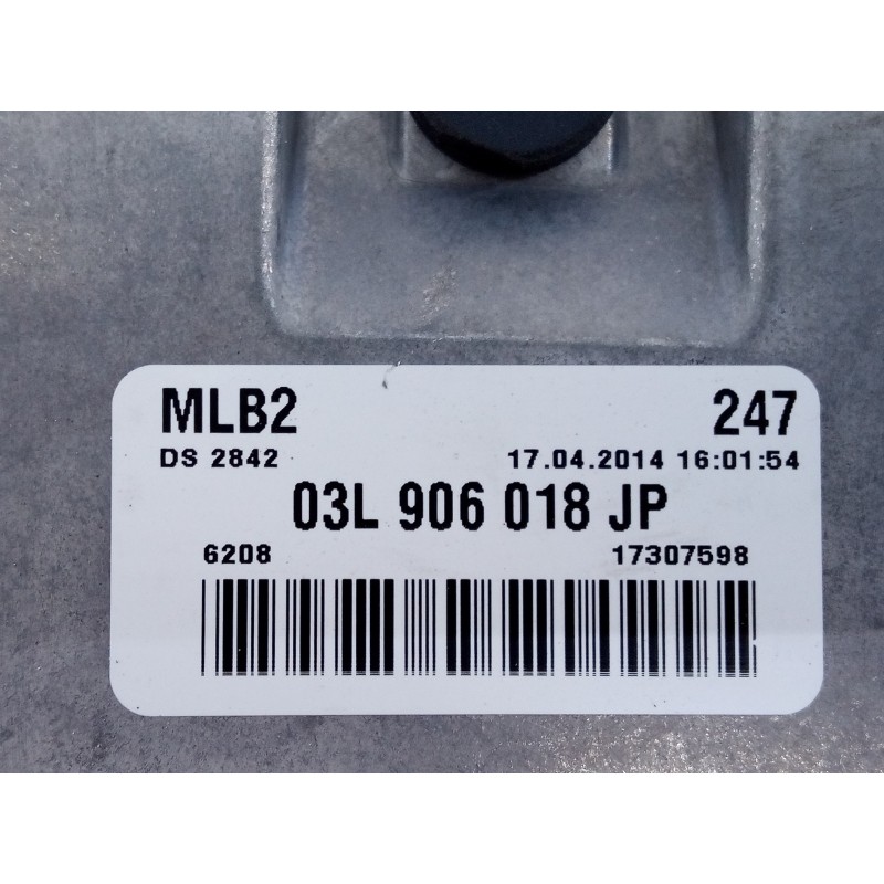 Recambio de centralita motor uce para audi a5 sportback (8t) 2.0 tdi (105kw) referencia OEM IAM 03L906018JP 1039S55091 E2-A1-10-