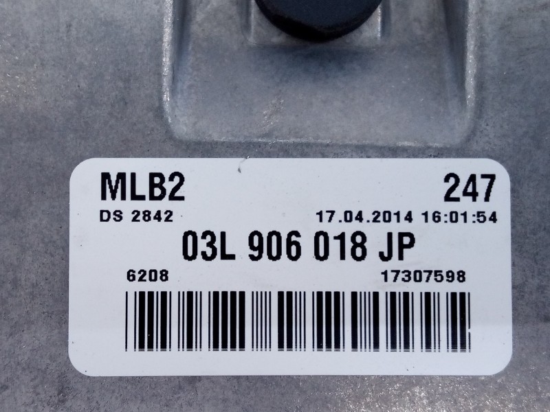 Recambio de centralita motor uce para audi a5 sportback (8t) 2.0 tdi (105kw) referencia OEM IAM 03L906018JP 1039S55091 E2-A1-10-