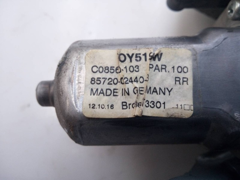 Recambio de elevalunas trasero derecho para toyota auris active referencia OEM IAM 8572002440 C0850103 E2-B4-30-1