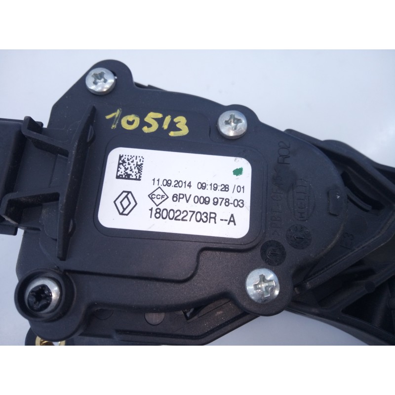 Recambio de pedal acelerador para dacia sandero stepway referencia OEM IAM 180022703R  E2-A1-13-5