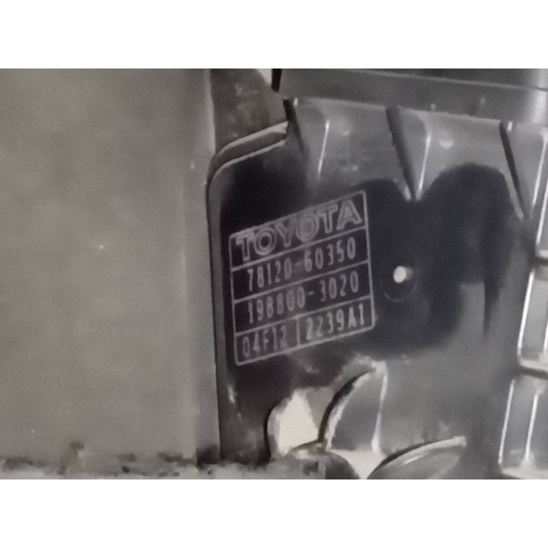 Recambio de pedal acelerador para toyota land cruiser (j12) gx referencia OEM IAM 7812060350 1988003020 