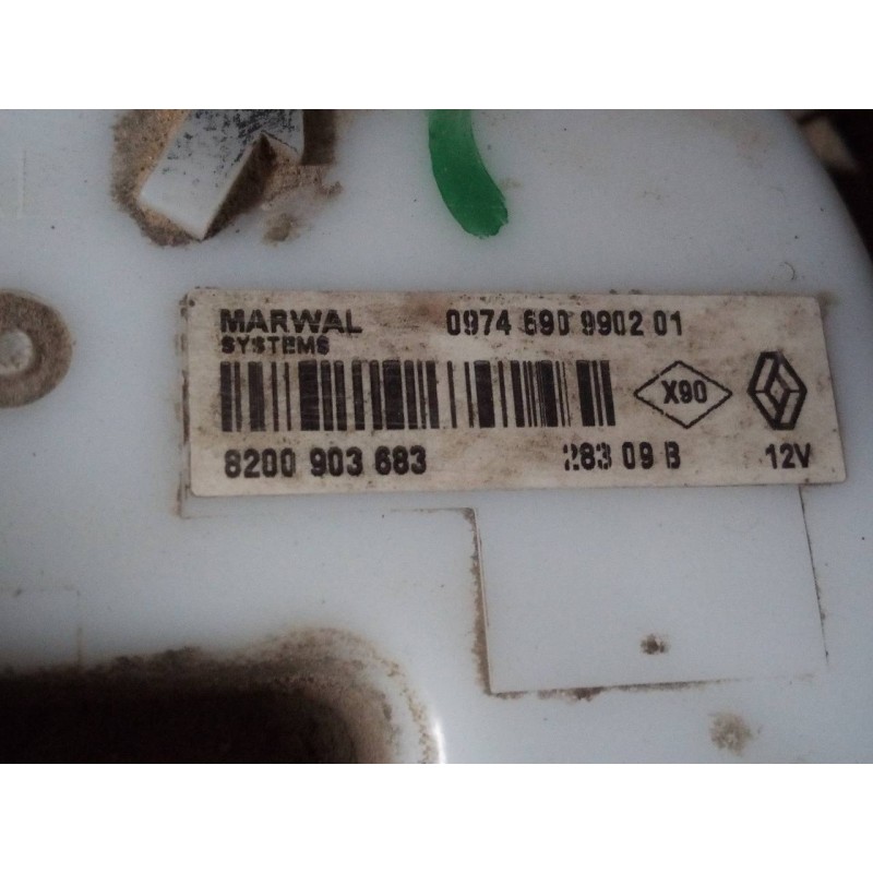 Recambio de aforador para dacia sandero laureate referencia OEM IAM 8200903683 9283B01 