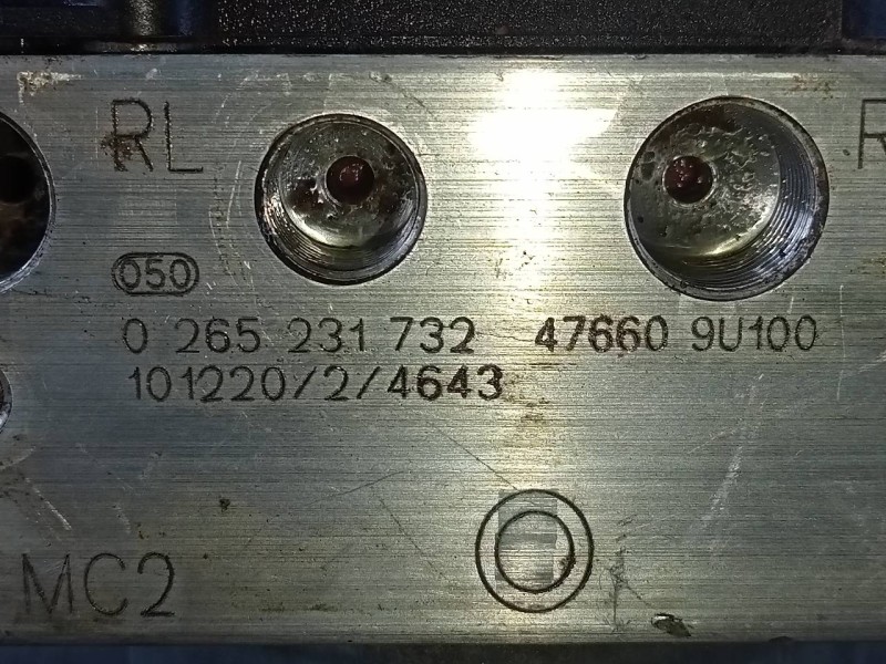 Recambio de abs para nissan note (e11e) tekna referencia OEM IAM 0265231732 0265800518 P3-B8-22-4