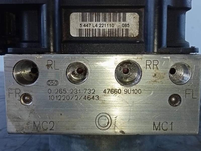 Recambio de abs para nissan note (e11e) tekna referencia OEM IAM 0265231732 0265800518 P3-B8-22-4