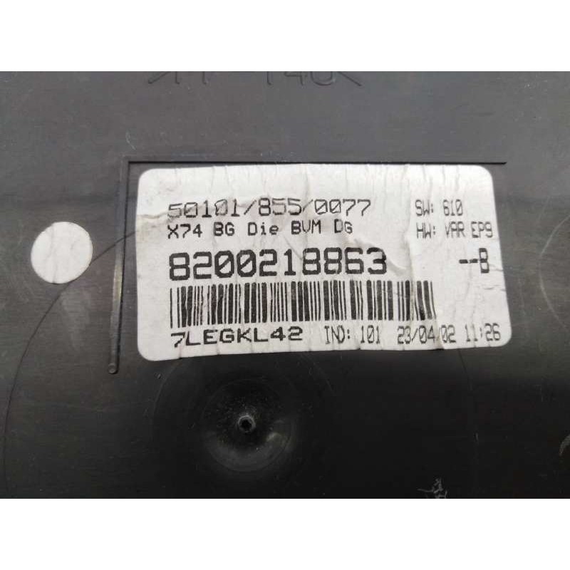 Recambio de cuadro instrumentos para renault laguna ii (bg0) referencia OEM IAM 8200218863  E1-A1-3-2