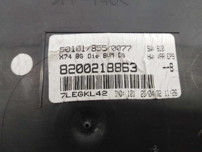 Recambio de cuadro instrumentos para renault laguna ii (bg0) referencia OEM IAM 8200218863  E1-A1-3-2