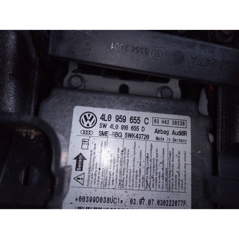Recambio de kit airbag para audi q7 (4l) 4.2 tdi (240kw) referencia OEM IAM 4L0959655C 5WK43720 