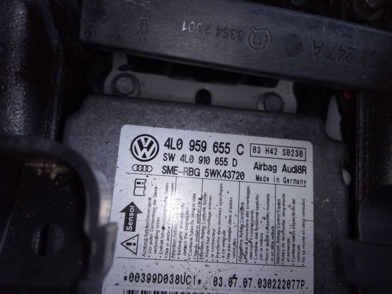 Recambio de kit airbag para audi q7 (4l) 4.2 tdi (240kw) referencia OEM IAM 4L0959655C 5WK43720 