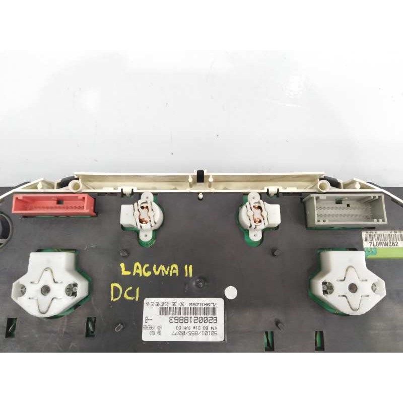 Recambio de cuadro instrumentos para renault laguna ii (bg0) referencia OEM IAM 8200218863  E1-A1-3-2