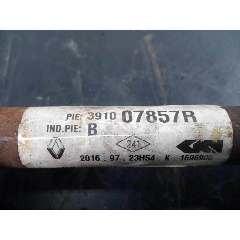 Recambio de transmision delantera derecha para dacia sandero stepway ambiance referencia OEM IAM 391007857R  P1-A6-23