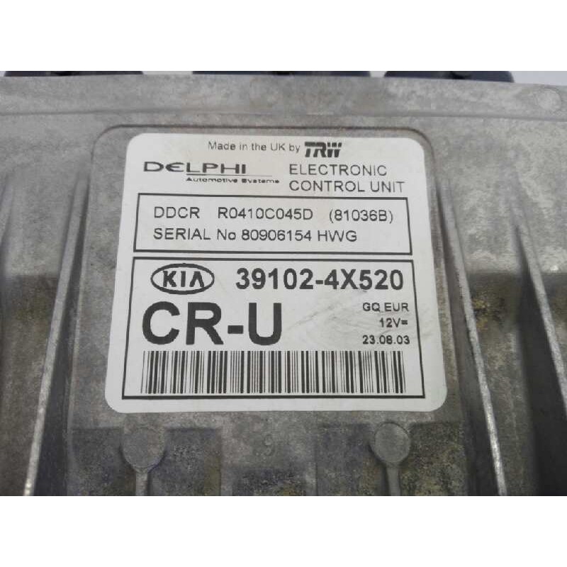 Recambio de centralita motor uce para kia carnival ii 2.9 cdri ex referencia OEM IAM 391024X520 80906154HWG E3-A3-24-2