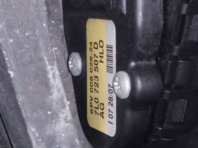 Recambio de pedal acelerador para audi q7 (4l) 4.2 tdi (240kw) referencia OEM IAM 7L0723507D  