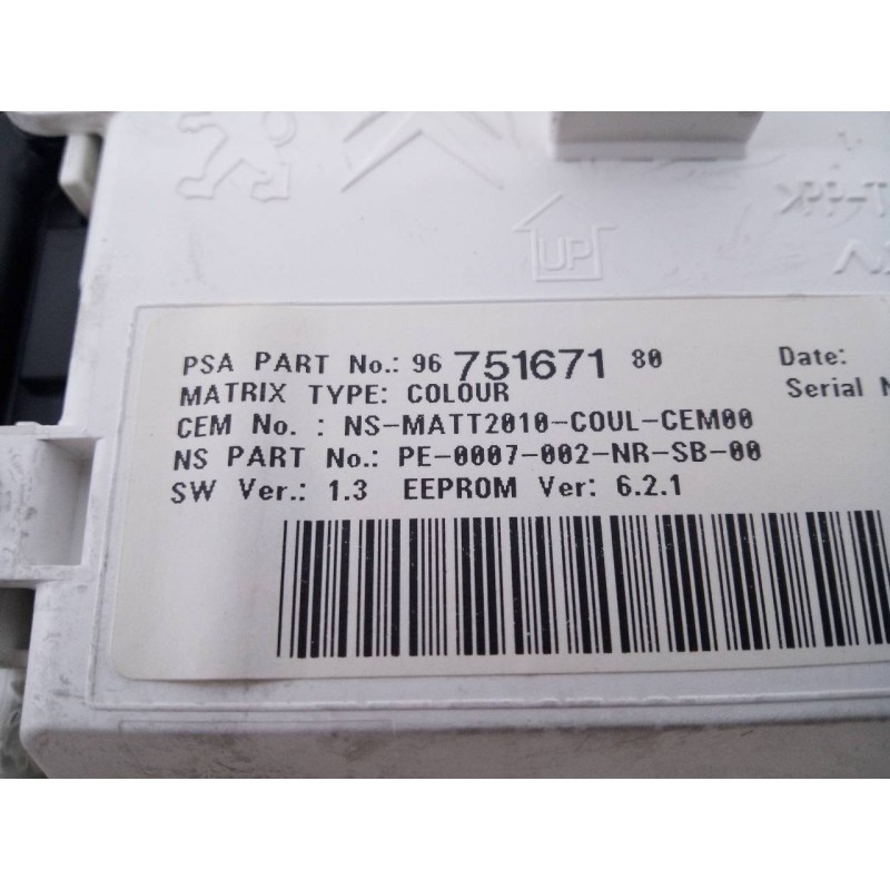 Recambio de cuadro instrumentos para peugeot 508 gt referencia OEM IAM 9675167180  E3-B2-44-2