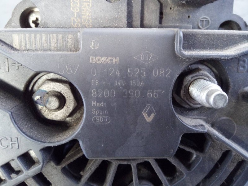 Recambio de alternador para nissan qashqai+2 (jj10) acenta referencia OEM IAM 0124525082 8200390667 P3-A4-24-2